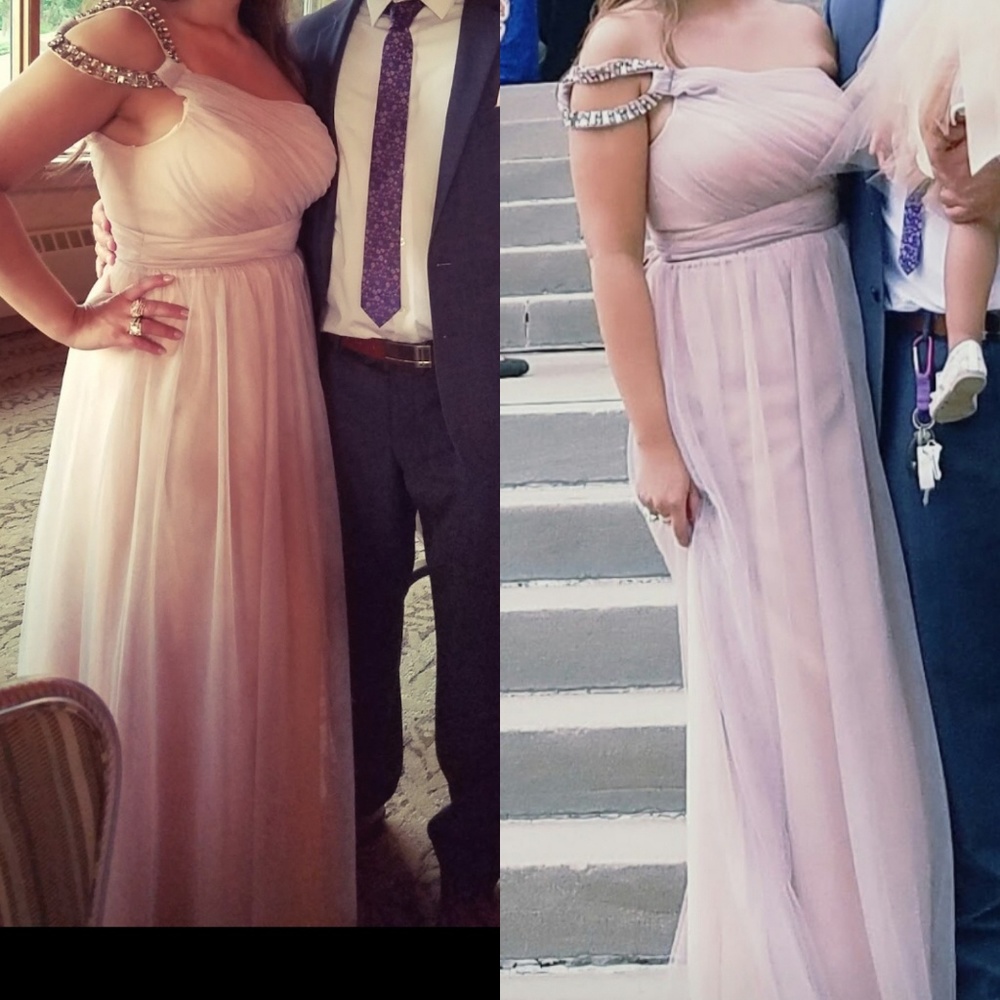 Blush elegant dress